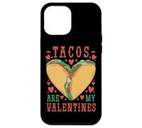 Carcasa para iPhone 12 Pro MAX Tacos Are My Valentine Funny Valentine’s Day Foodie