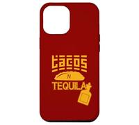 Carcasa para iPhone 12 Pro MAX Tacos N Tequila Funny Mexican Food Lover Fiesta Fiesta