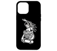 Carcasa para iPhone 12 Pro MAX Tatuado Skater Girl Blackwork