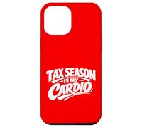 Carcasa para iPhone 12 Pro MAX Tax Season Is My Cardio Funny Saying Tax Day