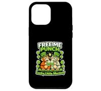 Carcasa para iPhone 12 Pro MAX Team Punch Monkey Día de San Patricio Lucky Shenanigan Monkey