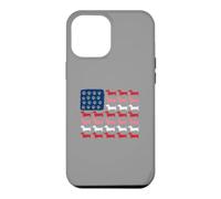 Carcasa para iPhone 12 Pro MAX Teckel Paws and Stripes Forever