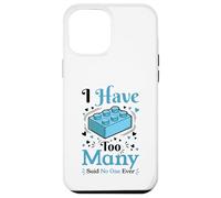 Carcasa para iPhone 12 Pro MAX Tengo demasiados dijeron Que Nadie Constructor de Bloques de construcción de Ladrillos