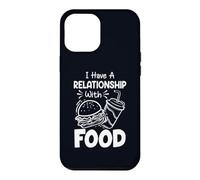 Carcasa para iPhone 12 Pro MAX Tengo una relación con la Comida Humor Divertido Amantes de la Comida rápida