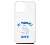 Carcasa para iPhone 12 Pro MAX Terapia Divertida de Tortugas Humor Conciencia Mental