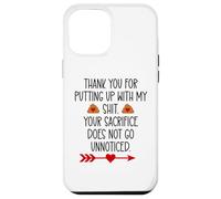 Carcasa para iPhone 12 Pro MAX Thank You for Putting Up with My Shit Work Funny Coworker