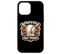 Carcasa para iPhone 12 Pro MAX That's My Son out There Orgulloso Baseball Dad Padre Mamá Mamá