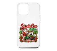 Carcasa para iPhone 12 Pro MAX The Villages Florida SantaCon 2026 Carrito de Golf de Navidad