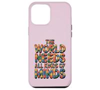 Carcasa para iPhone 12 Pro MAX The World Needs All Kinds of Minds Puzzle Autism Awareness