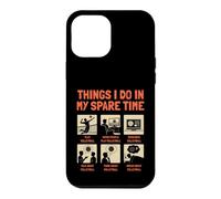 Carcasa para iPhone 12 Pro MAX Things I Do Tiempo Libre Voleibol Hombres Diseño