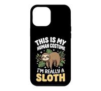 Carcasa para iPhone 12 Pro MAX This Is My Human Costume I'm Really A Sloth Persona Perezosa