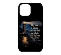 Carcasa para iPhone 12 Pro MAX Thy Word is a Lamp Unto My Feet - Psalm 119:10 Faith Verse