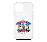 Carcasa para iPhone 12 Pro MAX Todo me Duele, Estoy Cansado, Divertido Pato de Gimnasio