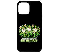 Carcasa para iPhone 12 Pro MAX Todos en el Pub Gettin Tipsy St Patricks Day Gnomos
