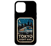 Carcasa para iPhone 12 Pro MAX Tokyo Night Rail Japón Vintage City Train Anime Souvenir