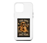 Carcasa para iPhone 12 Pro MAX Too Cool For The Dog Park Funny Golden Retriever Diseño