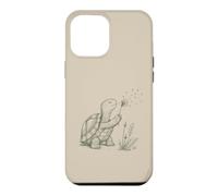Carcasa para iPhone 12 Pro MAX Tortuga Lovers Soplando Diente de León Naturaleza Cottagecore Gráfico