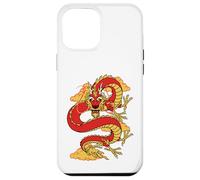 Carcasa para iPhone 12 Pro MAX Traditional Zodiac Lucky Red Oriental Chinese Dragon