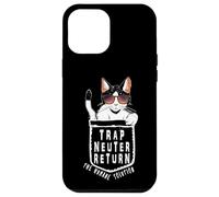 Carcasa para iPhone 12 Pro MAX Trap Neuter Return (TNR) The Humane Solution Bolsillo para Gatos