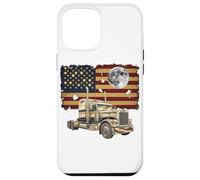 Carcasa para iPhone 12 Pro MAX Truck Driver Trucker Camiseta Hombre Papá Big Rig American