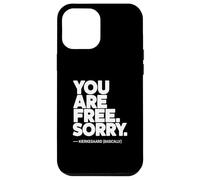 Carcasa para iPhone 12 Pro MAX Tu Eres Libre Kierkegaard (Básicamente)