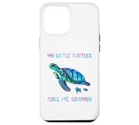 Carcasa para iPhone 12 Pro MAX Turtle Watercolor Sea Ocean My Turtles Call Me Granny