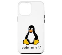 Carcasa para iPhone 12 Pro MAX Tux Linux Penguin - sudo RM -RF/computadoras informáticas