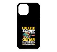 Carcasa para iPhone 12 Pro MAX Ukelele Porque los guitarristas también Necesitan héroes