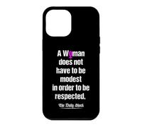 Carcasa para iPhone 12 Pro MAX Una Mujer no Tiene Que ser Modesta para ser respetada