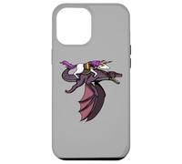 Carcasa para iPhone 12 Pro MAX Unicornio Monta Dragón Divertido Fantasía Mítico Niños Niñas