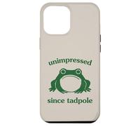 Carcasa para iPhone 12 Pro MAX Unimpressed Since Tadpole Funny Frog Silly Graphic