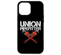 Carcasa para iPhone 12 Pro MAX Union Pipefitter Plomero Plomería Journeyman Steamfitter