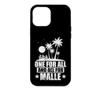 Carcasa para iPhone 12 Pro MAX Uno para Todos y Todos para Malle Mallorca Party Mood
