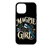 Carcasa para iPhone 12 Pro MAX Urraca Chica Corvid Aves Amante Observación de Aves