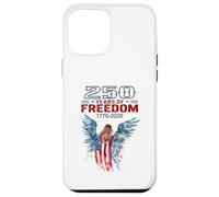 Carcasa para iPhone 12 Pro MAX USA 250 Aniversario celebra ángel patriótico y Bandera