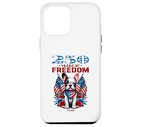 Carcasa para iPhone 12 Pro MAX USA 250th Anniversary Celebra Cool Patriotic Boxer Puppy