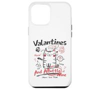 Carcasa para iPhone 12 Pro MAX Valentines Is A Cat and A Bottle of Wine Cause I Love Them