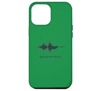 Carcasa para iPhone 12 Pro MAX Ver la frecuencia de la Forma de Onda del Audio del pájaro sonoro