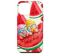 Carcasa para iPhone 12 Pro MAX Verano con mis gnomos sandía Retro Playa Verano