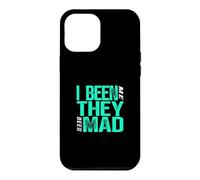 Carcasa para iPhone 12 Pro MAX Verde Azulado Claro Aqua Color They Mad I Been Me Light Teal Aqua