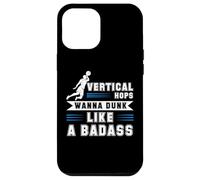 Carcasa para iPhone 12 Pro MAX Vertical Hops Slam Dunk Wanna Dunk - Regalo de Baloncesto