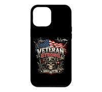 Carcasa para iPhone 12 Pro MAX Veterano Fuerte Desde 1776 Patriotic USA Military 250th USA