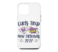 Carcasa para iPhone 12 Pro MAX Viaje de Chicas Nueva Orleans 2027 Mardi Gras NOLA Girls Travel