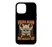 Carcasa para iPhone 12 Pro MAX Viking Blood Runs Through my Veins Norse Nordic Mythology