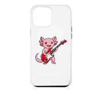Carcasa para iPhone 12 Pro MAX Vintage Axolotl Punk Music Playing Guitar