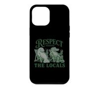 Carcasa para iPhone 12 Pro MAX Vintage Florida Respect The Locals Nature Manatee Crocodile