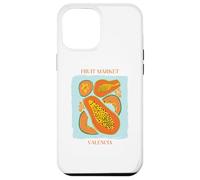 Carcasa para iPhone 12 Pro MAX Vintage Fruit Papaya Flower Botanical Cottagecore Fruit