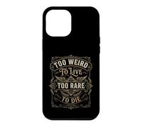 Carcasa para iPhone 12 Pro MAX Vintage Too Weird To Live - Diseño Ornamental Occidental