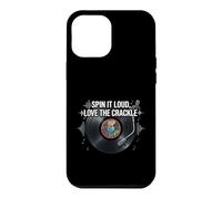 Carcasa para iPhone 12 Pro MAX Vinyl Record Collector Spin It Loud Love The Crackle