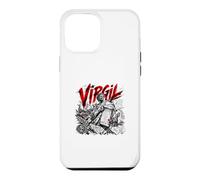 Carcasa para iPhone 12 Pro MAX Virgilio Romano Poeta Eneida Latina Clásico Épico